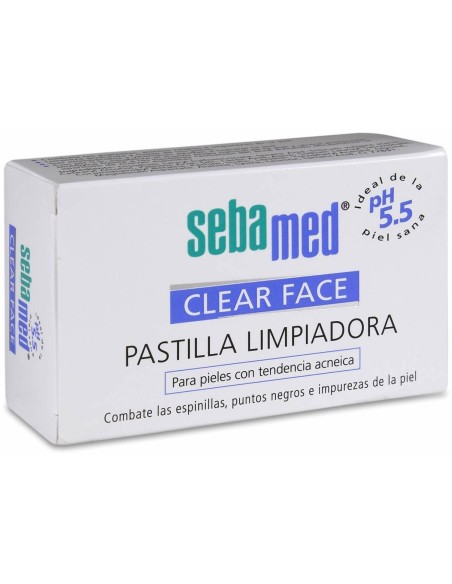 Sebamed Clear Face Limpiador En Pastilla, 100 G