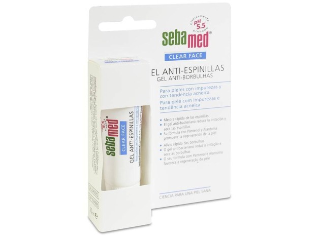 Clear Face Gel Anti-Espinillas Antibacteriano 10Ml