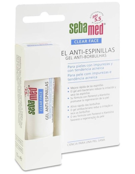 Clear Face Gel Anti-Espinillas Antibacteriano 10Ml