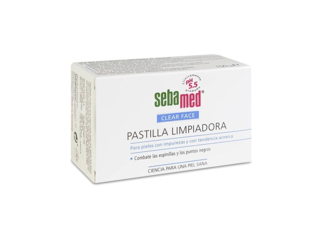 Sebamed Clear Face Limpiador En Pastilla, 100 G