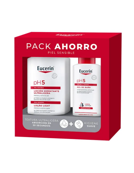 Eucerin Corporal Loción Ultraligera 1L + 200 ml