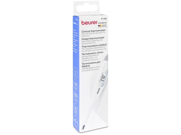 Beurer Termómetro Clínico Ft 09/1 Blanco, 1 Unidad