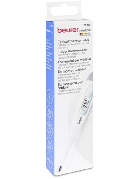 Beurer Termómetro Clínico Ft 09/1 Blanco, 1 Unidad