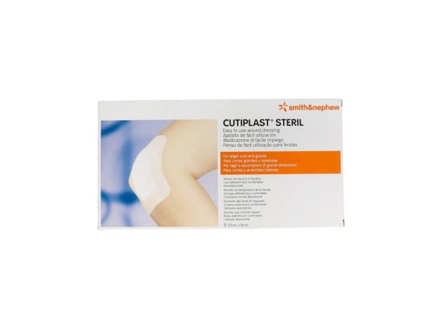 Cutiplast Apósito Estéril 15 X 8 Cm, 5 Apósitos