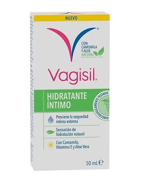 Vagisil Hidratante Íntimo Con Camomila Y Aloe Vera, 50 Ml