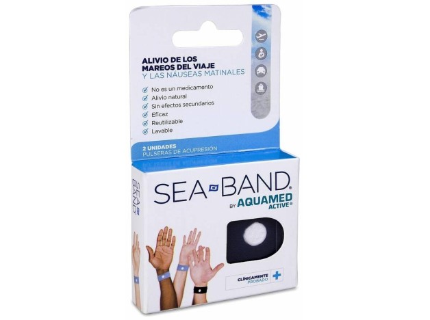 Sea-Band Pulsera Anti-Náuseas Adulto En Negro