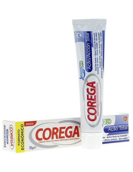 Corega Acción Total Crema Fijación, 70 G