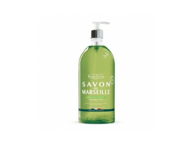 Beauterra Jabón Marseille Menta-Limón 1L