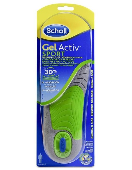 Scholl Gelactiv Sport Hombre, 1 Par