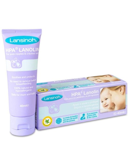 Lanolina Hpa Para Pezones Y Piel Agrietada 40Ml.