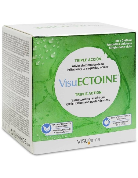 Visufarma Visuectoine X 0.4 Ml, 30 Ampollas Unidosis