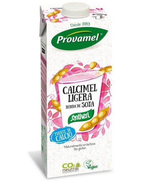 Santiveri   Bebida Soja Calcimel Ligera 1L Provamel