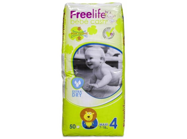 Id Freelife Pañal Bebé Maxi 7-18 Kg, 48 Uds