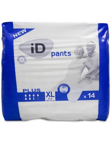 Id Pants Plus Talla Xl, 14 Uds
