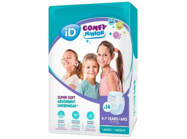 Id Comfy Junior Pants De 4 A 7 Años, 14 Uds