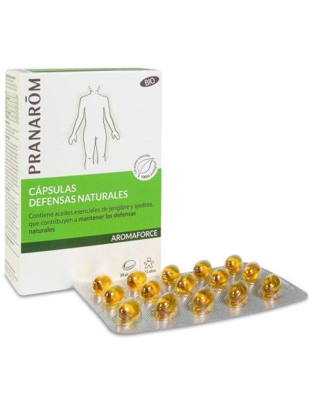 Pranarôm Aromaforce Cápsulas Defensas Naturales Bio 30Uds