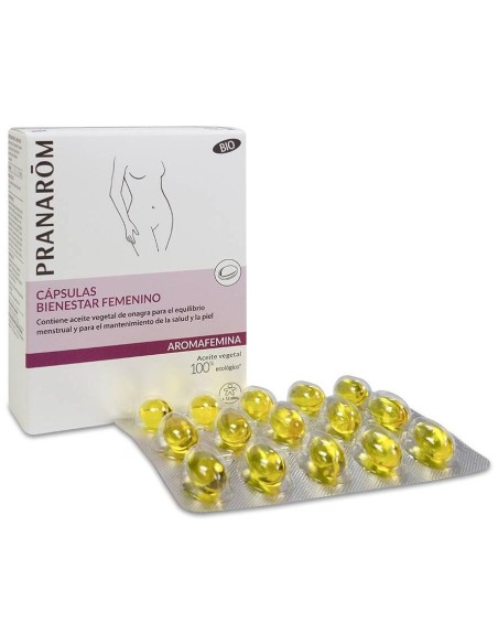 Pranarôm Aromafemina Cápsulas Bienestar Femenino Bio 30Caps