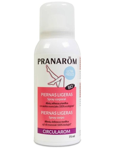 Pranarôm Circularom Piernas Cansadas Spray Ultra Frío Bio 75Ml