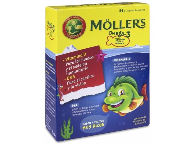 Möller'S Omega-3 Sabor Tutti-Frutti, 54 G