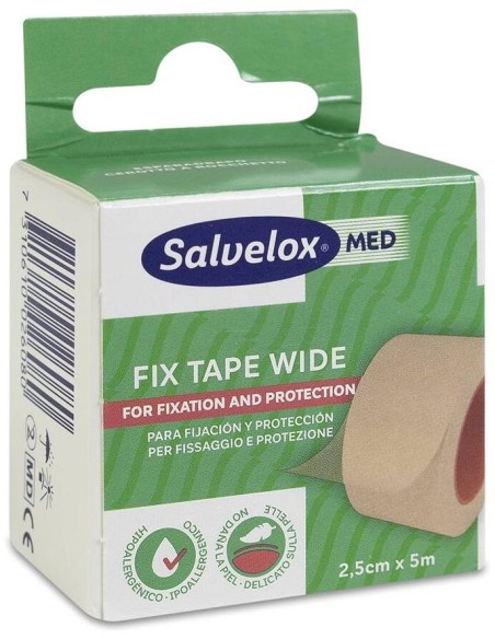 Salvelox Esparadrapo Hipoalergico Med Fix Tape Wide 1Ud