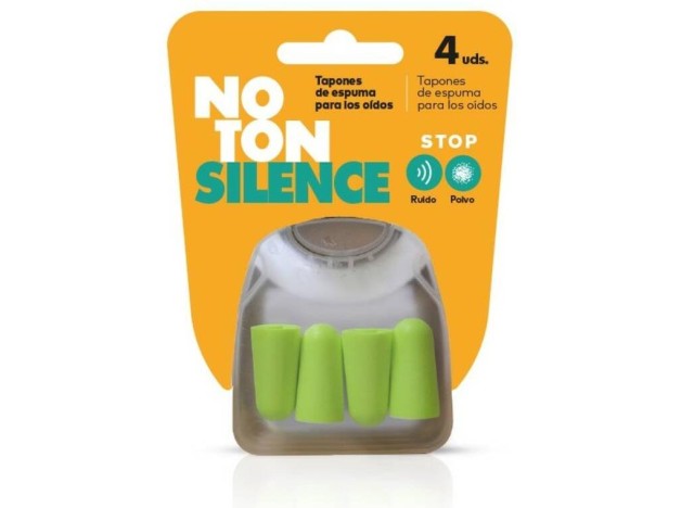 Noton Silence Tapones De Espuma Para Oídos, 4 Uds
