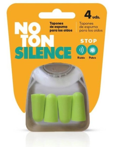 Noton Silence Tapones De Espuma Para Oídos, 4 Uds