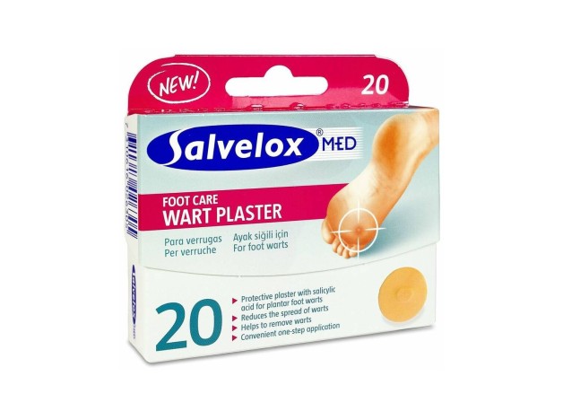 Salvelox Med Wart Plaster Verrugas Apósito...