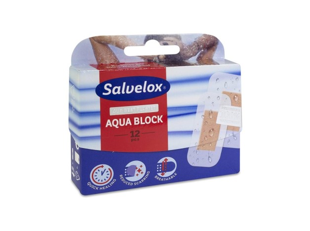 Salvelox Aqua Block Cura Rapid, 12 Uds