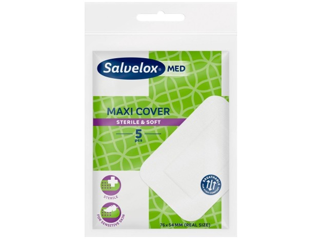 Salvelox Maxi Cover Estéril Apósitos 76Mmx54Mm...