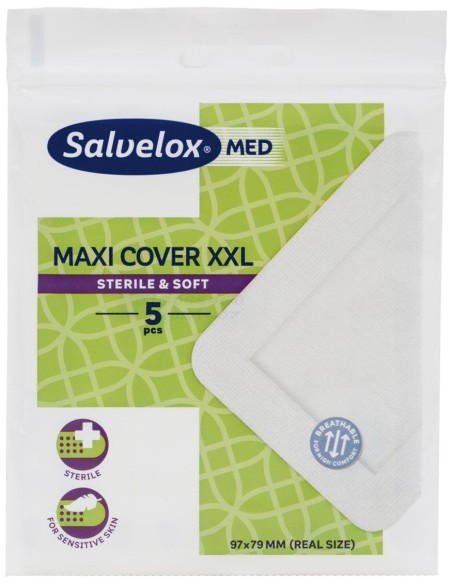 Salvelox Maxi Cover Estéril Xxl Apósitos 5Uds
