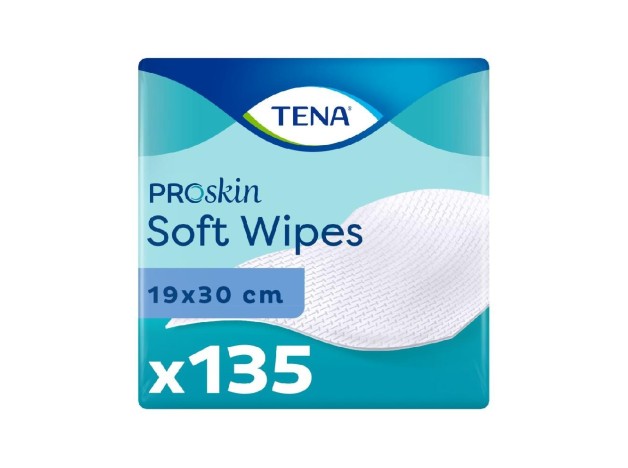 Tena Soft Wipe Toallitas Celulosa Limpiadora 135Un