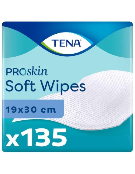 Tena Soft Wipe Toallitas Celulosa Limpiadora 135Un