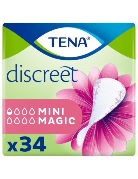 Tena Lady Absorbente Orina Ligera Mini Magic, 34 Uds