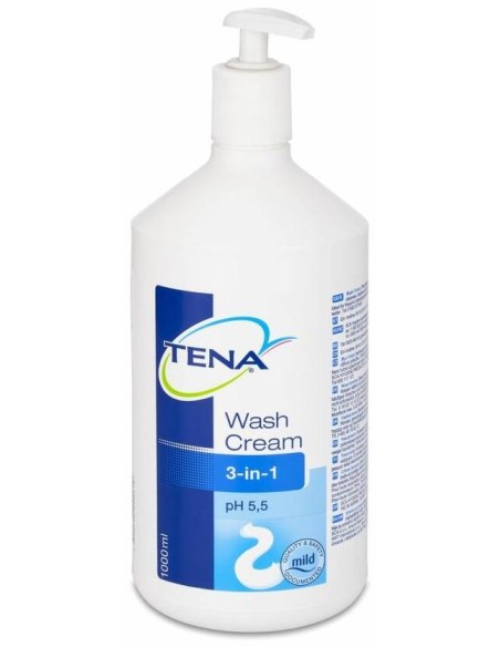 Tena Was Proskin Crema Limpiadora 3 En 1 1000Ml
