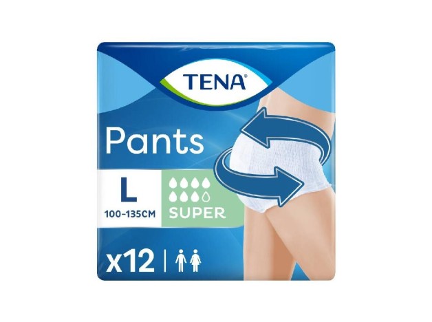 Tena Pants Orina Ligera Super Talla G, 12 Uds