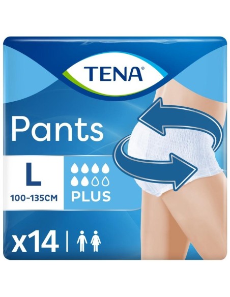 Pants Plus Braguita Incontinencia Grande 14 U
