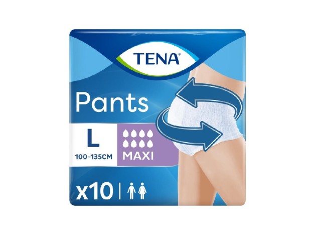 Tena Pants Maxi Absorbente Talla Grande, 10 Uds