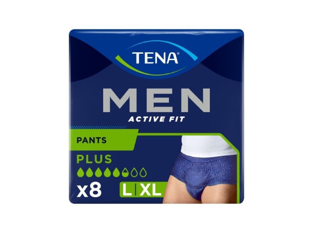 Tena Men Pants Active Fit Talla L, 8 Uds
