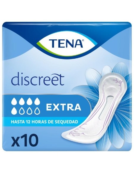 Tena Lady Extra Absorbente Incontinencia Orina Ligera, 10 Uds