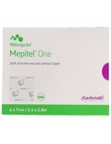 Mepitel One Aposito Esteril 6X7 Cm 5 Un Transpar
