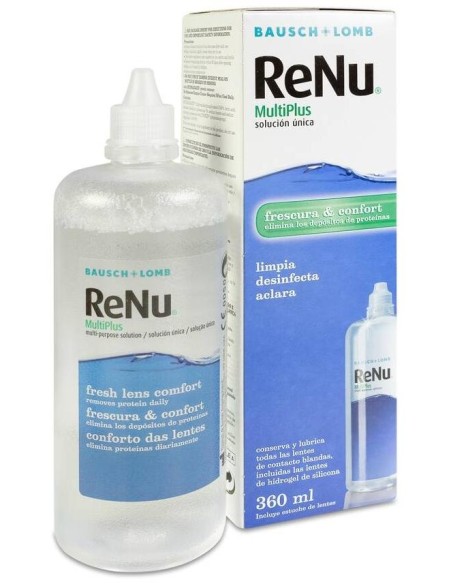 Bausch%26Lomb Renu Multiplus Solución Única 360Ml + Estuche De Regalo