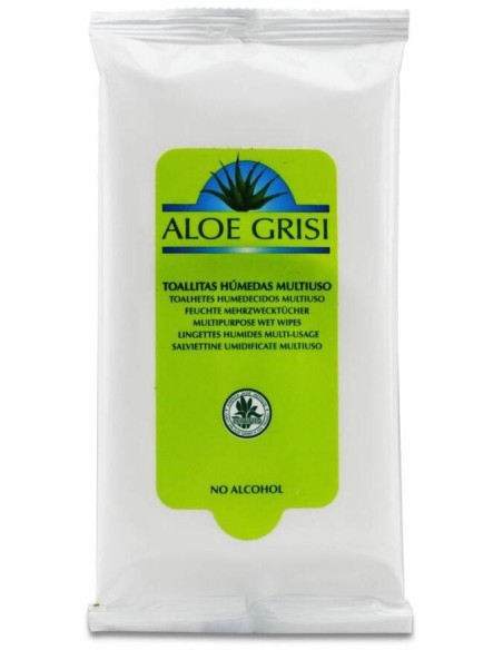 Toallitas Dermolimpiadoras 20Ud. Aloe Grisi