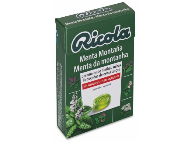 Ricola Menta Montaña Caramelos Sin Azúcar 50G