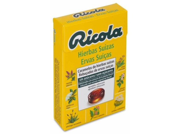 Ricola Caramelos Hierbas Suizas Sin Azúcar, 50 G