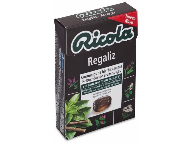 Ricola Caramelos Sin Azúcar Regaliz, 50 G