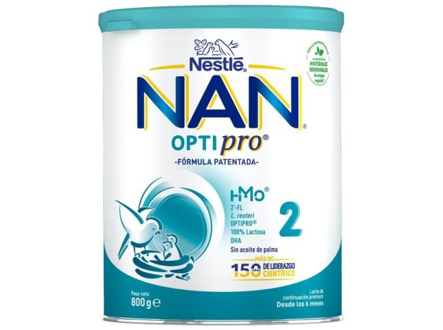 Nan Optipro 2 Leche En Polvo, 800 G