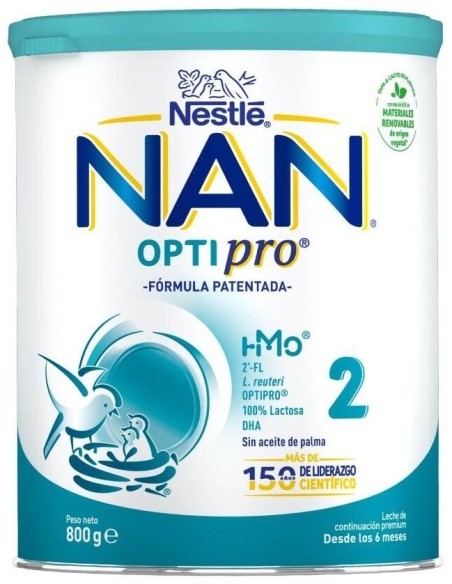 Nan Optipro 2 Leche En Polvo, 800 G