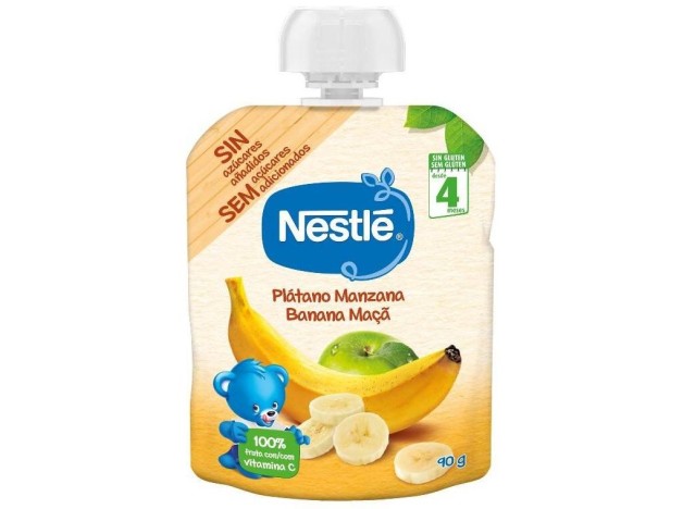 Nestle Naturnes Platano Y Manzana 90Gr