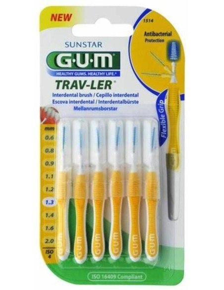 Cepillo Interdental Trav-Ler 1,3Mm 3Un Amarillo