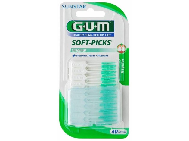 Gum Soft Picks Interdental Desechables, 40 Uds